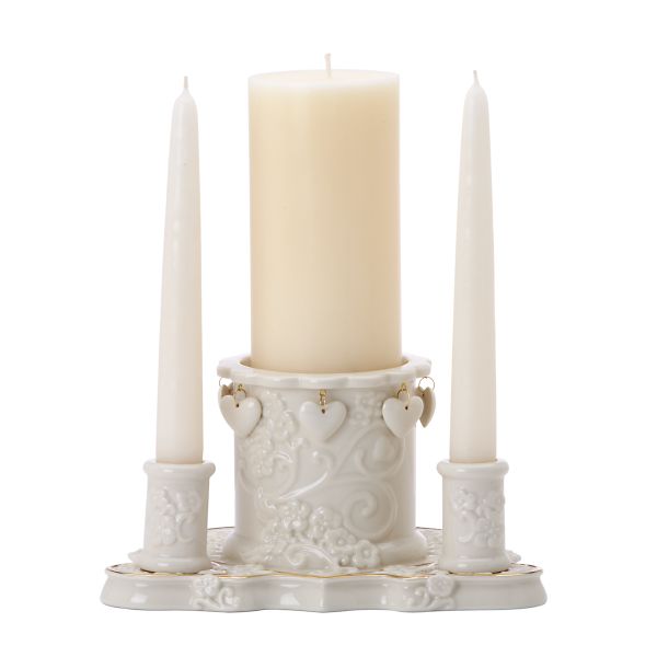 "Lenox Floating Hearts™ Unity Candleholder"

