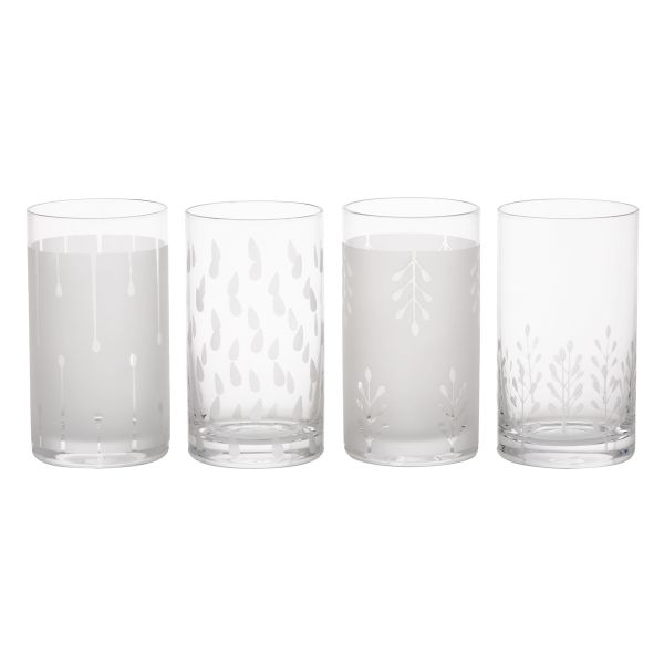 Karin Organix Double Old Fashioned Glasses, Set of 4 by Dansk
