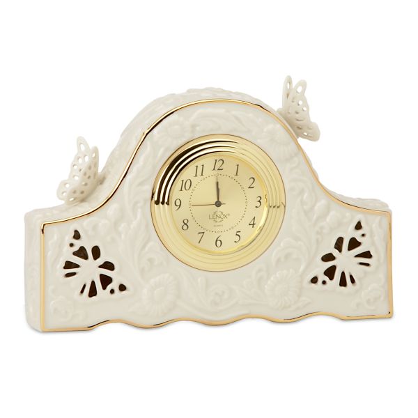 "Lenox Butterflies & Lace™ Clock"
