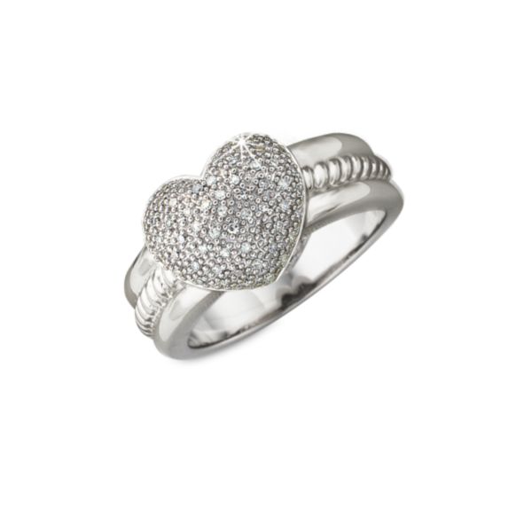 Lenox Diamond Heart Pave Ring
