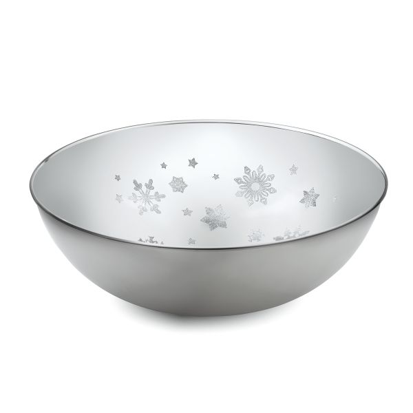 "Gorham� Let It Snow Metal Bowl"
