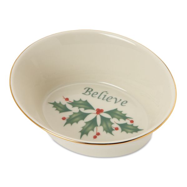 "Holiday™ Sentiment Dish by Lenox - Believe"
