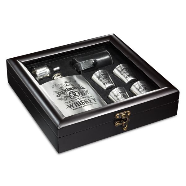 Jack Daniel's Flask Boxed 7-piece Set
