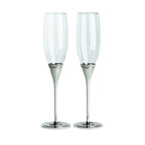Gorham Razzle Dazzle Flute Pair, Clear