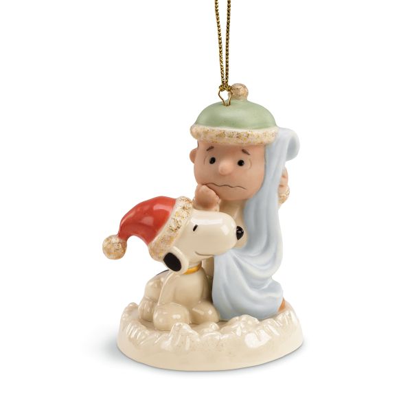 "Lenox Snuggle Up SNOOPY� Ornament"
