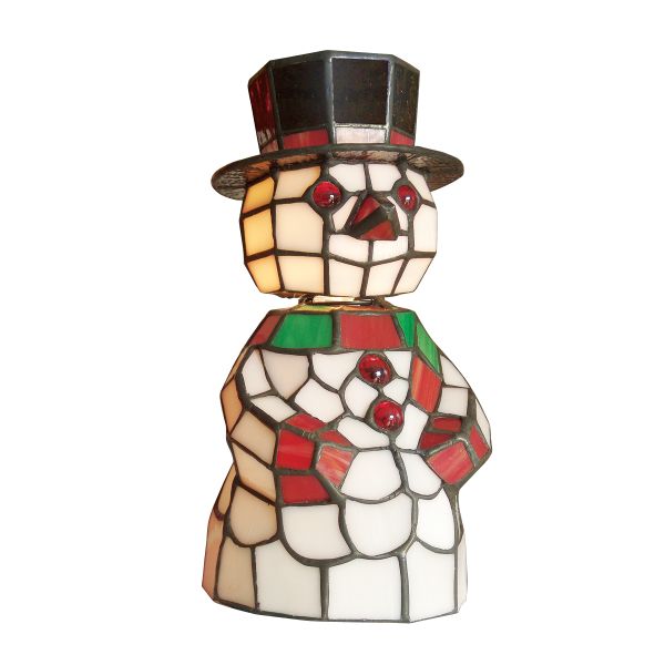 Dale Tiffany Snowman Lamp
