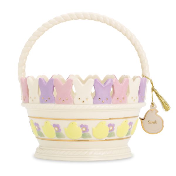 "Personalized PEEPS� Basket with Charm by Lenox"
