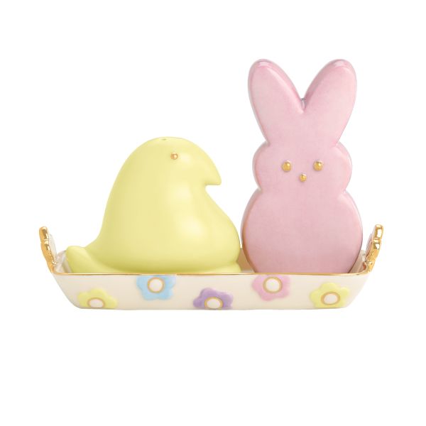 "PEEPS� Bunny and Chick Salt & Pepper Set by Lenox"
