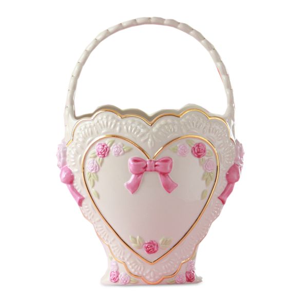 Lenox Personalized Heart Valentine Basket
