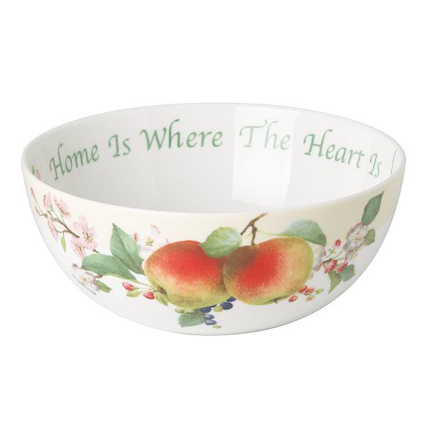 Lenox Orchard in Bloom Home Is Where the Heart Is Sentiment Bowl