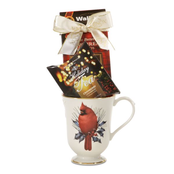 "Lenox Winter Greetings� Carved Tea Gift Mug"
