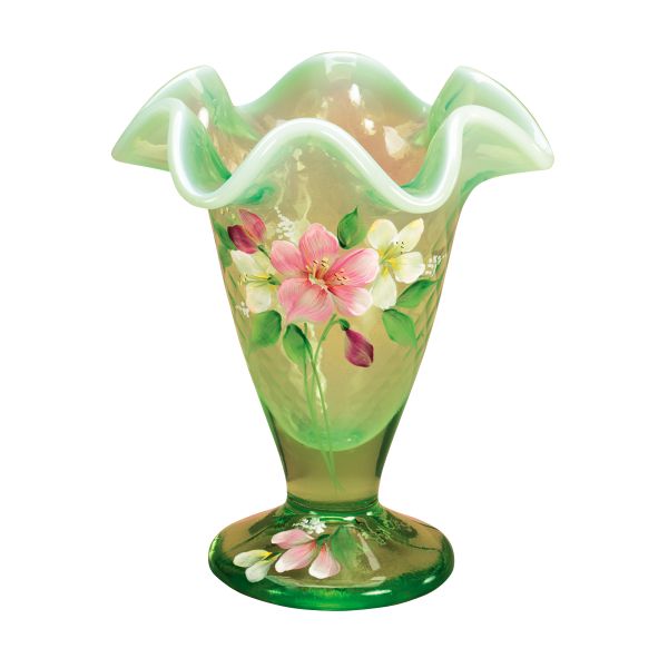 Fenton Peruvian Lily Vase
