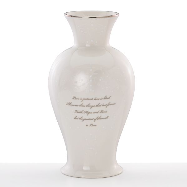 Opal Innocence Bouquet Vase - Love Is Patient by Lenox
