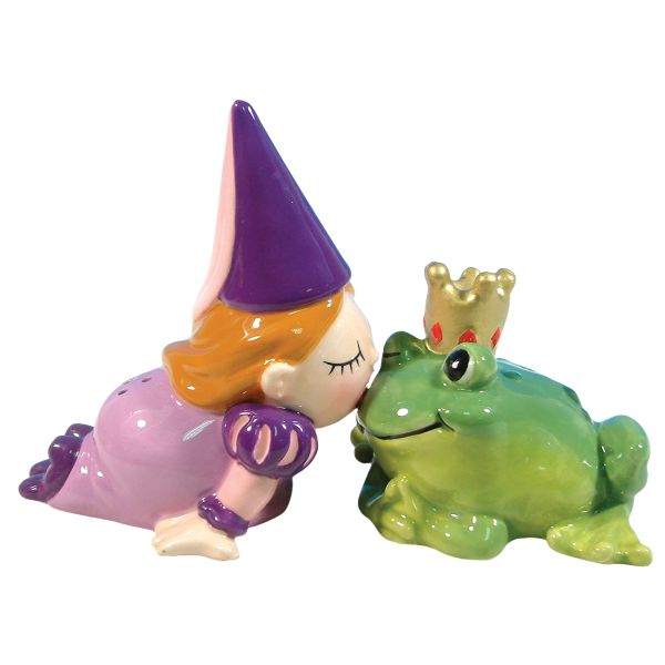 Princess and Frog Magnetic Salt & Pepper Set
