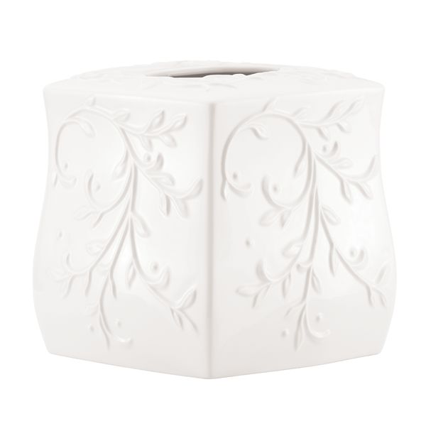 Opal Innocence Carved Tissue Box Holder by Lenox