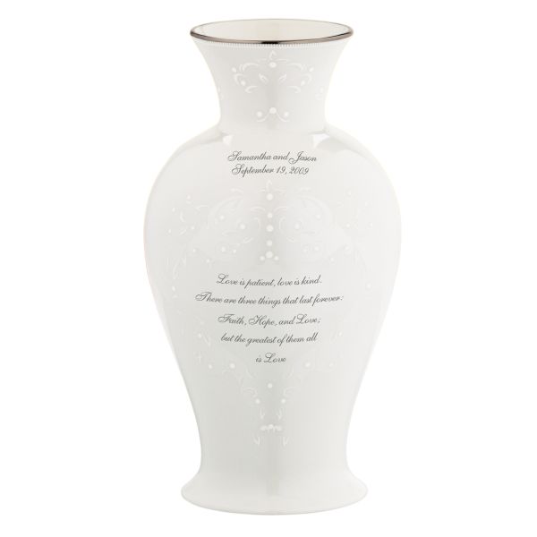 Love Is Patient Personalized Bouquet Vase