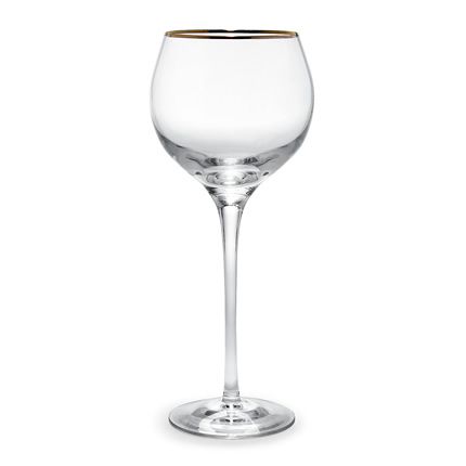 "Eternal Gold� Crystal Wine Glass by Lenox"
