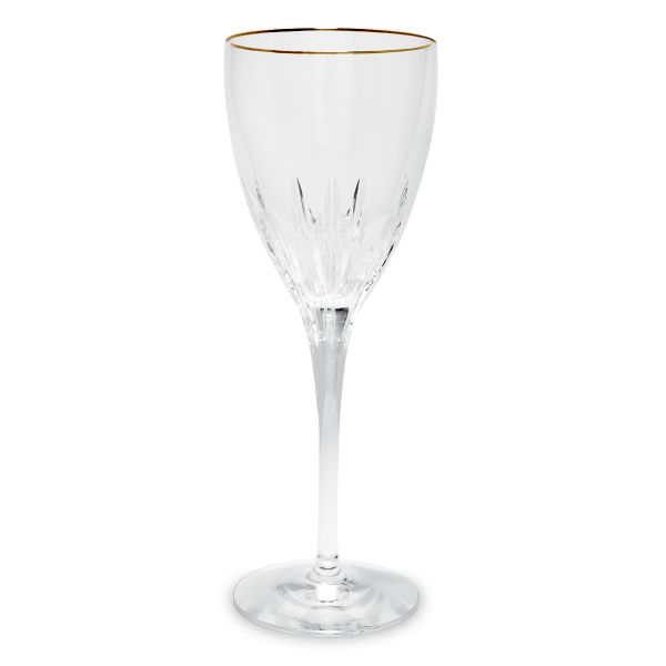 "Firelight� Gold Crystal Goblet by Lenox"

