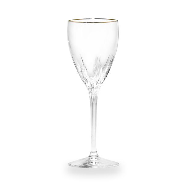 "Firelight� Gold Crystal Wine Glass by Lenox"

