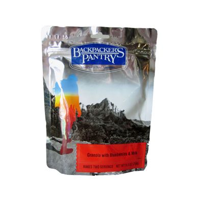 Backpacker's Pantry Granola with Blueberries and Milk