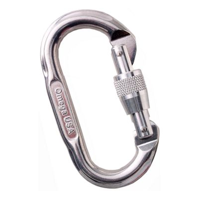 ISO Cold Forged Standard Oval Locking Carabiner