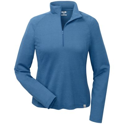 Women's Essence L/S Zip Tee - $55.00