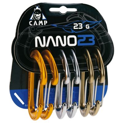 Camp USA Nano 23 Carabiner 6 Pack