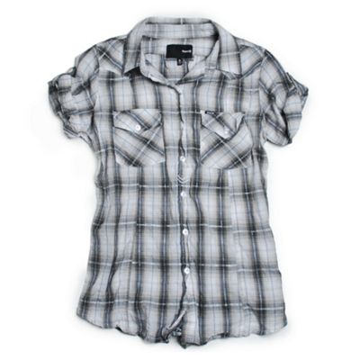 Hurley Women's Wilson Smocked SS Shirt