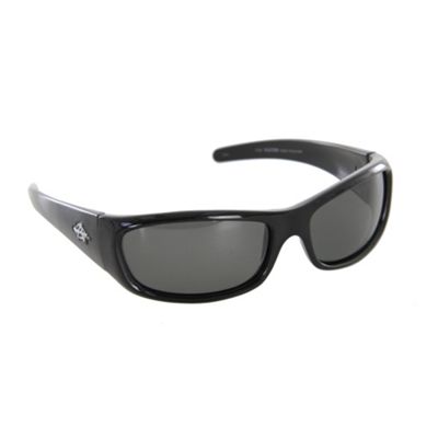 Anarchy en CL Sunglasses Shiny Blk/Smoke Polarized Lens
