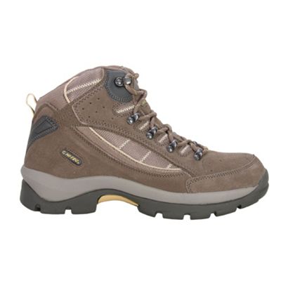 Hitec Seronga Mid Hiking Shoes Sm Brown/Taupe/Gldn Hz