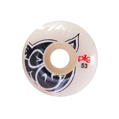 Pig Head Natural Skateboard Wheels 53mm 4pk