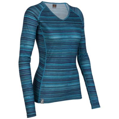 Icebreaker Women's Oasis V Ripple Top