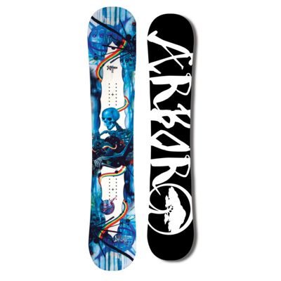 Arbor Draft Snowboard White/Blue 143 - Boy's