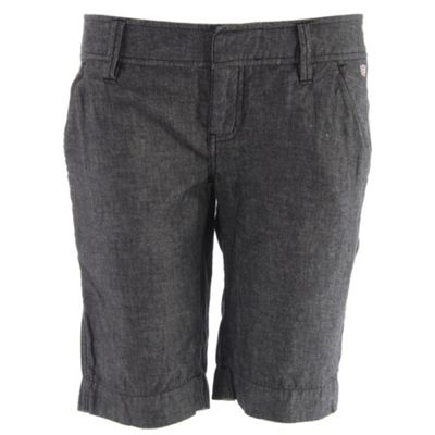 Planet Earth Chambray Long Shorts - Women's
