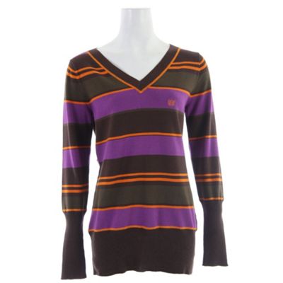 Planet Earth Stripes Sweater - Women's
