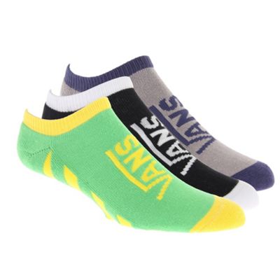 Vans Striped Low Socks (3 Pack) - Men's