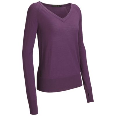 Icebreaker Women's LS Athena V-Neck Sweater