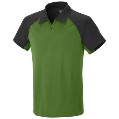 Mountain Hardwear Men's Justo Trek S-S Zip Polo