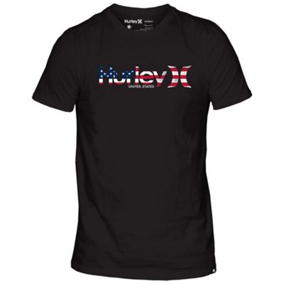 Hurley Men's One and Only Country Flags SS Shirt