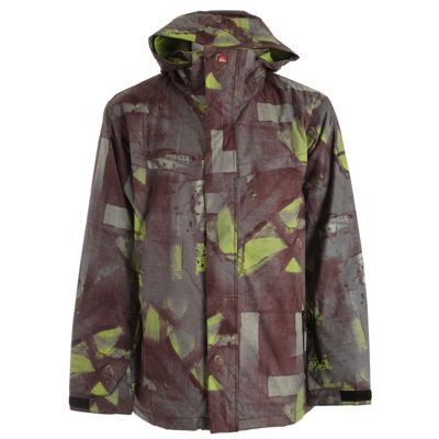 Quiksilver Last Mission Prints Insulated Snowboard Jacket - Men's