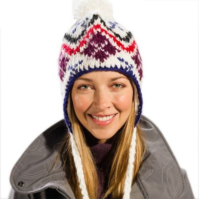 Lole Women's Jacquard Earflap Beanie