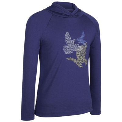 Icebreaker Bodyfit 200 Long Sleeve Hood Flight
