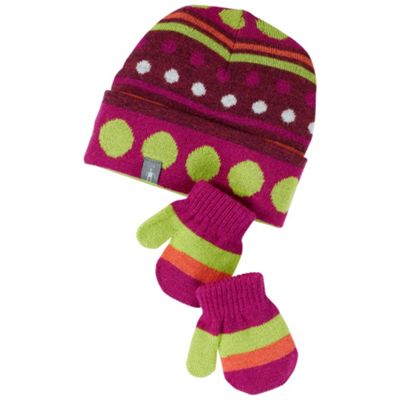 Smartwool Kids' Dot Hat / Mitt Set