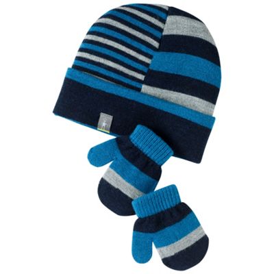 Smartwool Kids' Split Stripe Hat / Mitt Set