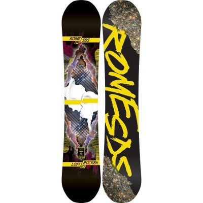 Rome Lo-Fi Rocker Mountain Pop Snowboard 152 - Women's