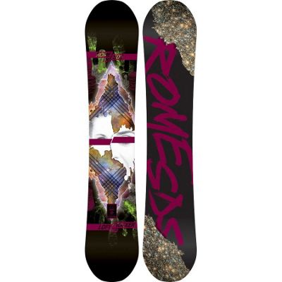 Rome Lo-Fi Rocker Mountain Pop Snowboard 154 - Women's