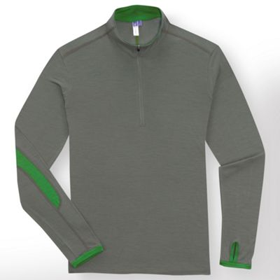 Ibex Men's Echo Sport LS Zip Top