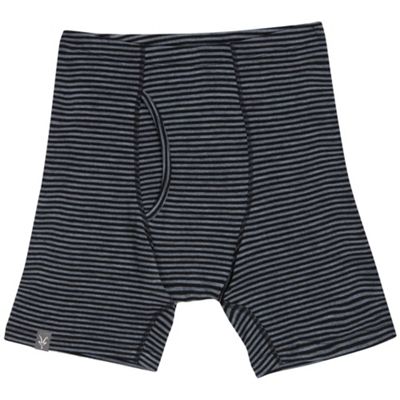 Ibex Men's Woolies 150 Stripe Boxer Brief