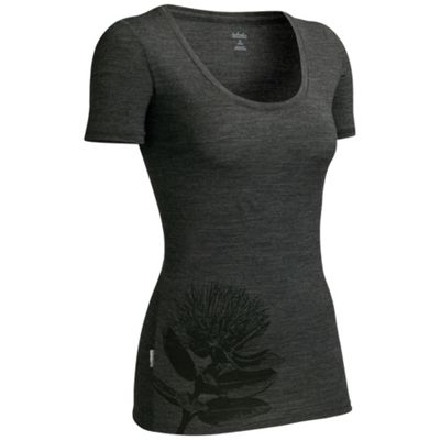 Icebreaker Women's Tech SS Scoop Top Pohutukawa