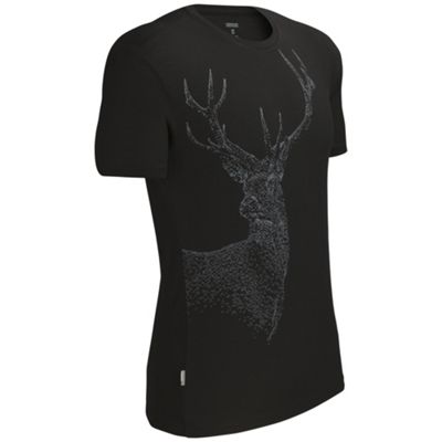 Icebreaker Men's Tech T Lite SS Top Red Stag